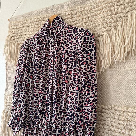 Zadig & Voltaire Leopard High Neck Dress - Picture 2 of 9